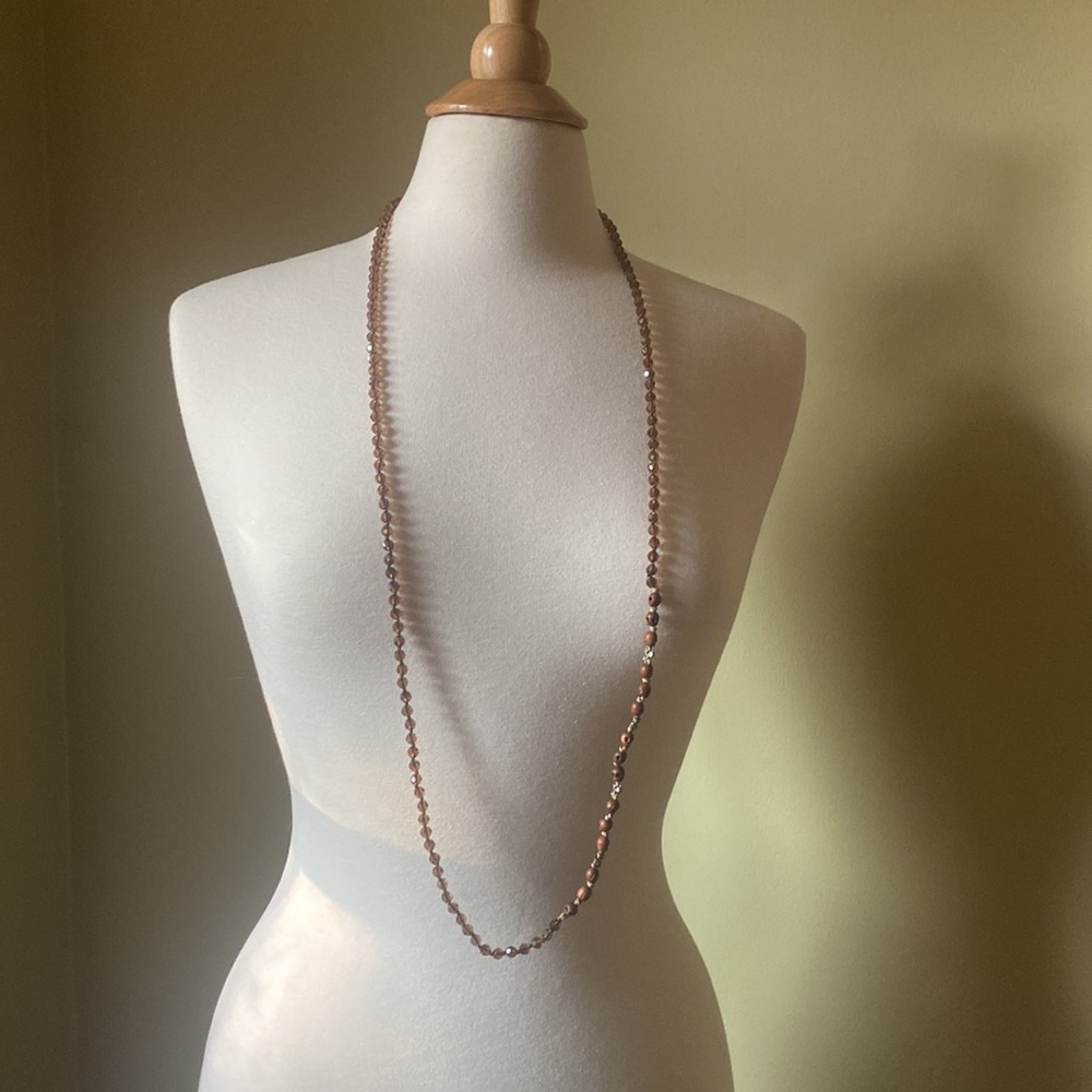 Chan luu Layering necklace with skulls and semi precious stones. RARE